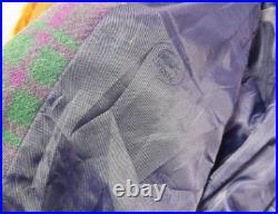 90's Vintage LACOSTE CHEMISE Tartan Plaid Wool Bomber Jacket Size L RARE