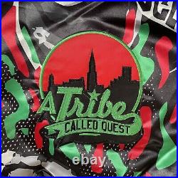 A Tribe Called Quest Satin Bomber Jacket Men's Large All Over Print Hip Hop Rap