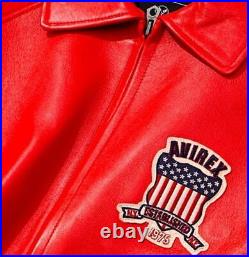 AVIREX USA Edition Icon Jacket Men's Military Bomber Jacket