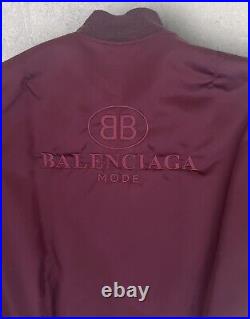 Balenciaga Logo Bomber Jacket, US Mens M, Retail $3000