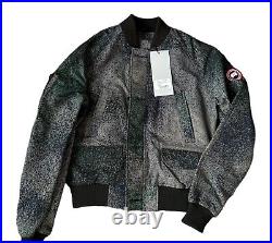 Canada Goose FABER BOMBER men Jacket Navy Camo Small S Authentic 2400M NWT