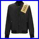 DOLCE & GABBANA DG Gold Logo Padded Zip Bomber Jacket Black IT 56 2XL 13729