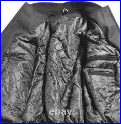 Def Jam Black Wool Bomber Varsity Jacket with Real Leather Sleeves BIG DISCOUNT