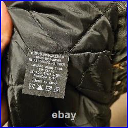 Dickies Detroit Jacket Mens XL Black Distressed Denim Full Zip Workwear Utility