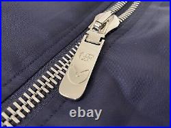 Gianfranco Ferre Monogram Rib Collar Bomber Jacket Size 54