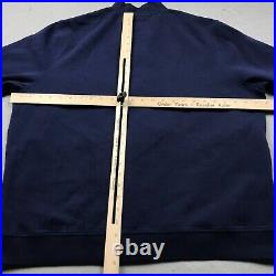 Holderness and Bourne Jacket Mens XL Blue Olympic Club Golf Logo Coe Bomber Zip