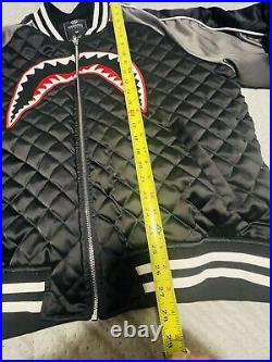 Hudson Outerwear We Killed Ape Shark Varsity Bomber Jacket Size 3XL