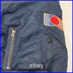 Logic Incredible True Story Bomber Flight Jacket Mens M Limited Edition