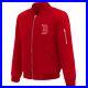 MLB Boston Red Sox Lightweight Nylon Bomber Jacket Embroidered Logo Red