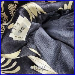 Men's BRIONI Plaid Silk Wool Leather Bomber Jacket Coat $8,750 Read Dsc US XL