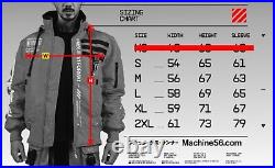 Men's Red Jacket Hoodie Bomber School Full Zip Machine56 B/TYPE-RUGGER/RF-1