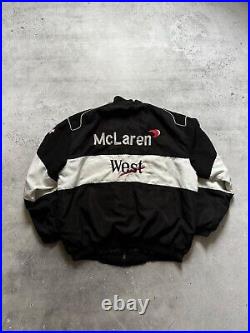Men's Vintage 90s Mercedes-Benz Warsteiner Racing Bomber Jacket Size XXL