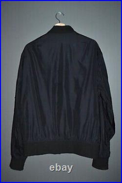 Moschino Crest Logo Bomber Jacket Black L-XL