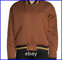 NWT Opening Ceremony Men's Reversible Bomber Jacket Navy/Brown Size M