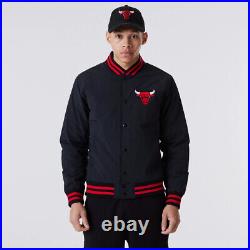 New Era NBA Chicago Bulls Logo Bomber Jacket Men black