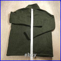 New Smartwool Jacket Mens Medium Hudson Trail Fleece Full Zip Solid Sweater