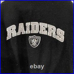 Oakland Raiders Jacket Size 2X Logo Athletic Varsity Bomber Jacket Game Day NFL