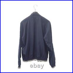 PRADA Bomber Jacket Nylon Navy Triangle Logo Size 48 Men's TGIS