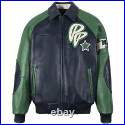 Pelle Pelle Classic Soda Club Plush Stylish Leather Bomber Jacket Men
