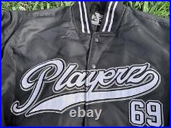 Playerz69 Bomber Jacket Embroidered Big Logo M size