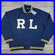Polo Ralph Lauren Varsity Baseball Sweat Jacket Bomber Navy Size XL NWT