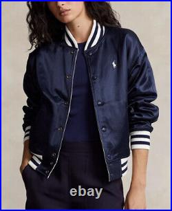 Polo Ralph Lauren Women's Logo Reversible Bomber Jacket $498 M