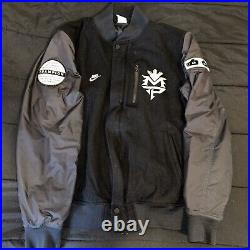 Rare Hard to Find Manny Pacquiao Nike Destroyer Jacket Size Large Black Bomber