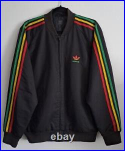 Rare adidas Rasta Bombers M Blouson Limited Jamaica Bob Marley Warm Jacket