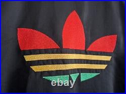 Rare adidas Rasta Bombers M Blouson Limited Jamaica Bob Marley Warm Jacket