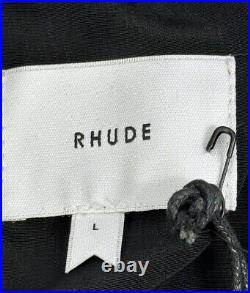 Rhude Rally Logo Oversized Bomber Jacket Size L