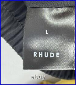 Rhude Rally Logo Oversized Bomber Jacket Size L