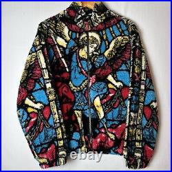 SUPREME Ss21 Saint Michael Fleece Jacket Rare Authentic M Streetwear Size M B75