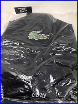 Supreme Lacoste Wool Bomber Logo Jacket black size Medium M FW19 NEW DS in hand
