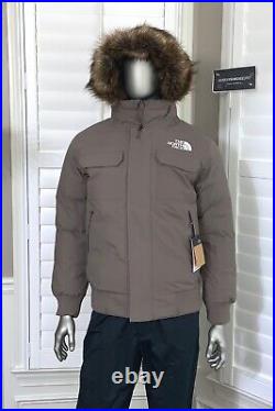 The North Face Men Mcmurdo Bomber 600-Down Warm Winter Jacket Falcon Brown NWT