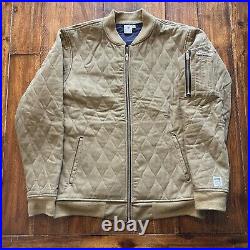 Tyndale FR Jacket Mens M Military Green Versa Quilted Bomber Jacket Made In USA