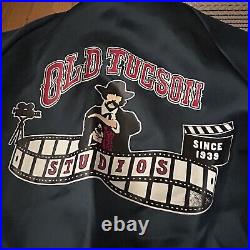 VTG Old Tuscan Studios Arizona Nylon Adult Bomber Jacket 90s Movie Film Set XL