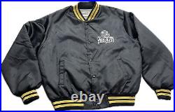 Vintage 1992 Chalk Line Pittsburgh Steelers NFL Satin Bomber Jacket XL Big Logo