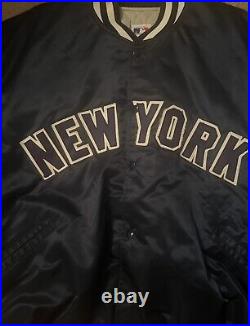 Vintage 70's FELCO New York Yankees NY Logo Satin Bomber Jacket Mens XXL