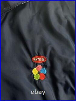 Vintage Krylon Spray Paint Bomber Jacket 80s Logo 7 Fits M/L