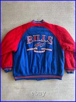 Vintage Logo Athletic Buffalo Bills Bomber Jacket