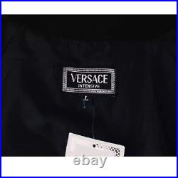 Vintage Versace Intensive Bomber Jacket Zip Oversized Size Lg 90s Floor Sample