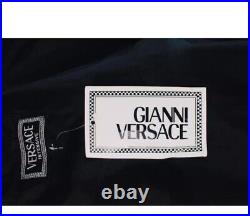 Vintage Versace Intensive Bomber Jacket Zip Oversized Size Lg 90s Floor Sample